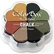 Colorbox Fluid Chalk Petal Point Option Inkpad 8 Colors - Autumn Pastels