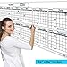 Extra Large 12 Month Dry Erase Wall Calendar Planner & Organizer 36x96 in Laminated Dry or Wet Erase Print Squares to Plan Your Whole Year Perfect Sales Planning Office Conference Rooms Teachers
