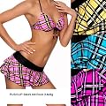 PUSH-UP Bikini mit Rock 3-teilig