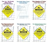 Math And Physics DVD Bundle! - 11 DVDs In 6 Cases! - Save 15%! - Basic Math, Algebra 1 & 2, Trigonometry, Pre-Calculus, Calculus 1 & 2, Physics - 47 Hours Of Tutoring! - Learn By Examples!