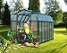 Outdoor Living : Rion STC46GG 8'6' ' W x 12' L Green Giant Greenhouse, 2 Roof Vents - Hunter Green