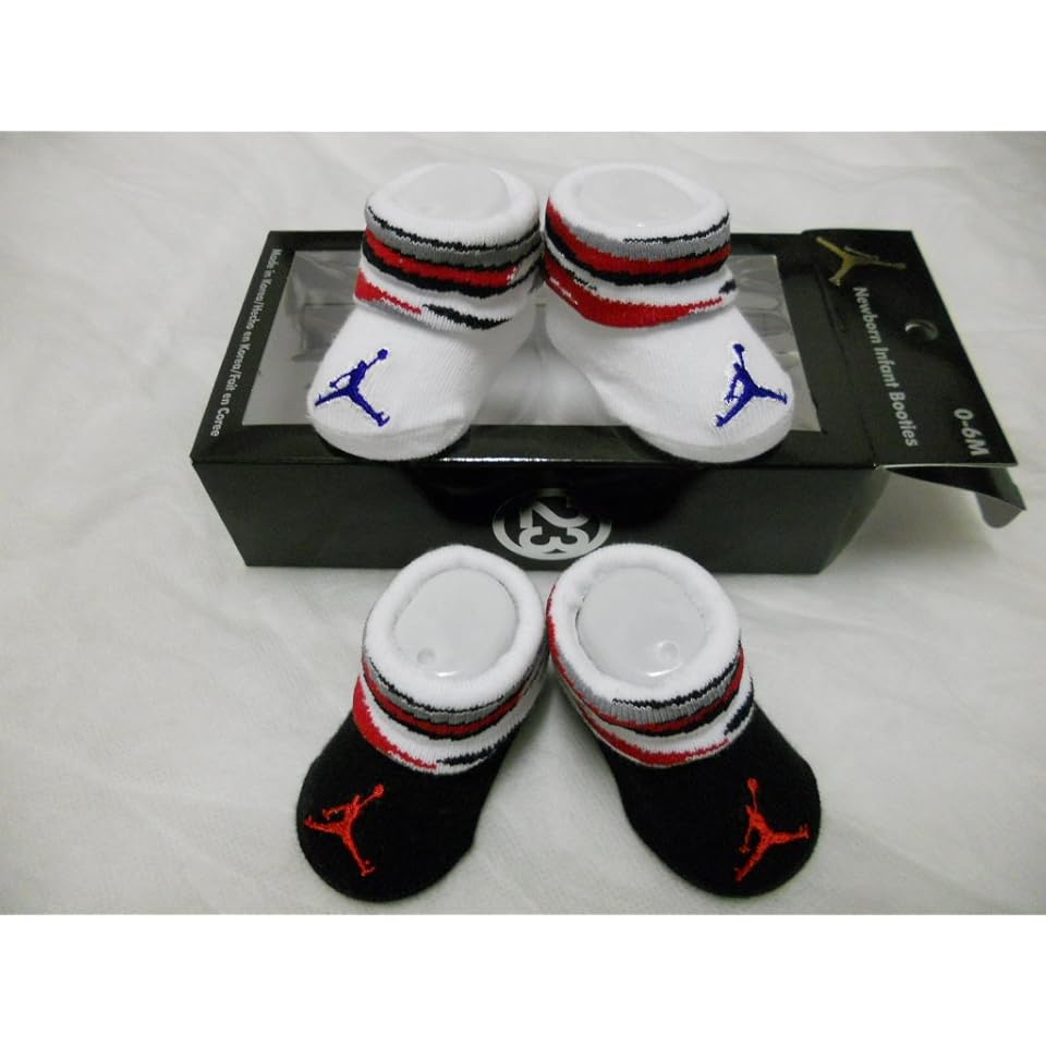 Baby Nike Air Jordan Booties Socks Crib Shoes 0 6M Baby Socks Gift Set