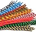 Caryko Striped Chenille Stems Pipe Cleaners, Pack of 100 (Multicolored)