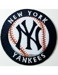 Art and Craft Supply: New York Yankees Patches NY Baseball Patches Embroidered Iron on Patches 7x7 Cm/ Shopping Mania - Shopping Mania