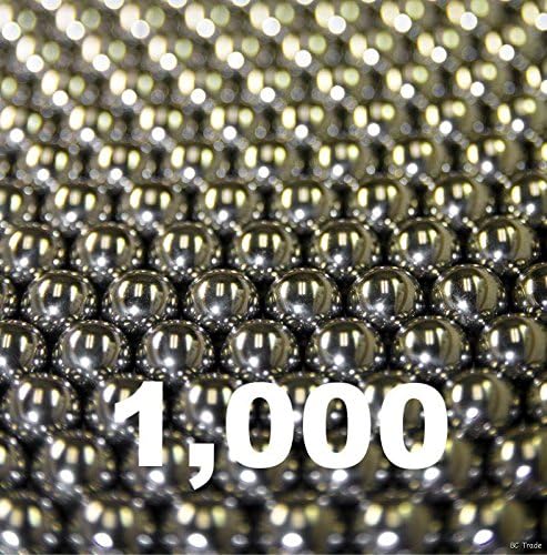 1000 qty 1/4" Inch Steel Shot Slingshot Ammo Balls