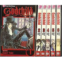 Books #1 - #6 of Shojo Beat Manga Godchild Japanese Graphic Novel Series