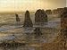 Jigsaw of Twelve Apostles - a storm is brewing over the coastline from Ardea