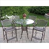 Oakland Living Hummingbird Elite 42 Inch 5pc Bar Set