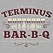 Mens Terminus BBQ Vintage Style Zombie Apocalypse T Shirt