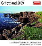 Schottland 2009: Sehnsuchts-Kalender. 53 heraustrennbare Farbpostkarten