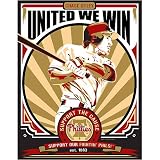 Sports Propaganda Philadelphia Phillies Chase Utley Limited Edition Screen-Print