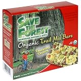 Save The Forest Organic Cranberry Crunch Trail Mix Bar, 6-Count Box (Pack of 6)