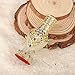H&D Xmas Gift Vintage Refillable Empty Cut Crystal Metal Perfume Bottle Scented Fragrance Container Travel Size 9ml