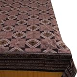 Cotton Bedcover Wood Block Print Country Furnishings (bscov377)