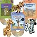 African Wildlife Foundation KIDS! Collection - Leperit the Zebra (BK, CD, Plush Beany)