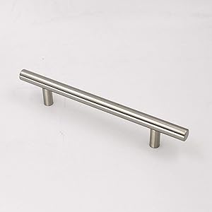 Homdiy Kitchen Cabinet Hardware Brushed Nickel Cabinet Pulls 20