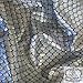 Big Fish Scale Silver Stretch Spandex 58 Inches Wide Fabric by The Yard (F.E.