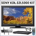 Sony Bravia L-Series KDL-32L5000 32-Inch 720p LCD HDTV + TV Accessory Kit