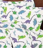 Laura Ashley Twin Multi Blue Dinosaur Sheet Set