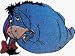 Winnie the Pooh - Eeyore the Donkey on His Bottom Looking Sad - Embroidered Iron On or Sew On Patch (Disney)