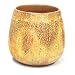 Handmade Terra-cotta Mother Earth Urn / Vase In Golden Sunset Tones