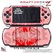 Big Kiss Red on Pink WraptorSkinz Skin and Screen Protector Kit fits Sony PSP Slim (PSP 2000)