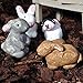 Miniature Fairy Garden Herd of Bunnies, Set of 4