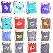 Officially Licensed NFL Cinch Bags (Back-Sacks, Measure 12.5" x 17")