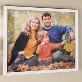 Personalized Framed Photo Canvas-18x24-White Frame - Wedding Gifts