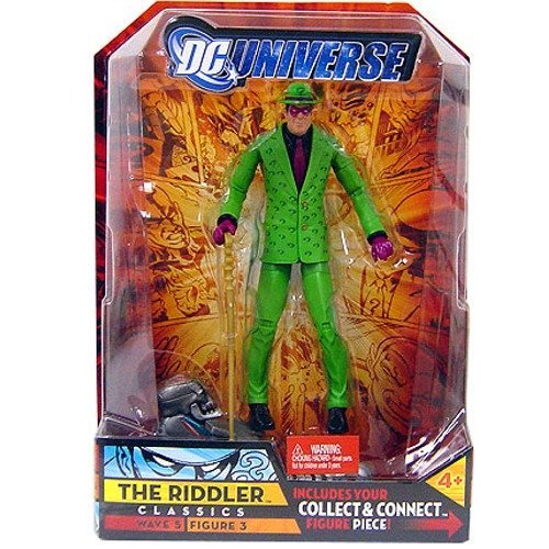DC UNIVERSE CLASSICS WAVE 5 (~COMPLETE SET OF 5~) METALLO SERIES THE RIDDLER, ATOM, AMAZO, BLACK LIGHTNING, ERADICATOR