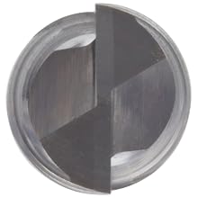 Melin Tool AMG-DP Carbide Drill Mill, Uncoated (Bright) Finish, 30 Deg Point Angle, 2 Flutes, 2.75" Overall Length, 0.4375" Cutting Diameter, 0.4375" Shank Diameter
