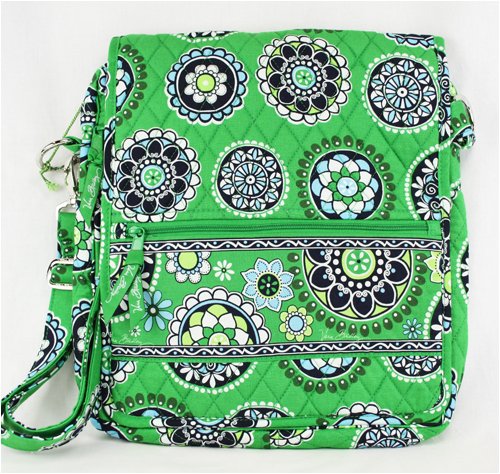 Vera Bradley Mailbag Purse in Cupcake Green