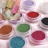 350buy Fashion Caviar Nails Art New 12 Colors plastic Beads Manicures or Pedicures Nail Art Hot Sales