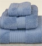 TowelSelections Supima Towels - 3-Piece Supima Cotton Bath Towel Set