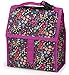 PackIt Freezable Lunch Bag with Zip Closure, Bloom