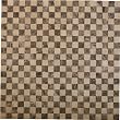 Dark Emprador & Crema Marfil Marble Split Face 5/8" * 5/8" Sheet for Backsplash, Shower Walls, Bathroom FloorS