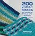 200 knitted blocks for blankets, throws and afghans