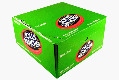 Jolly Rancher Twist Apple 160 Piece Box