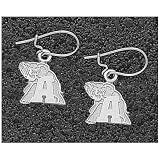 Logo Art Alabama Crimson Tide Sterling Silver Team Logo 3/8 Dangle Earrings