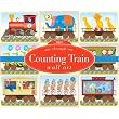 Counting Train Number Cards Wall Art by eeBoo