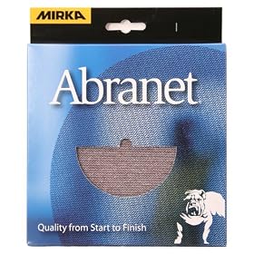 Click here to buy Mirka 9A-241-400RP 10 pieces. 6-Inch P400 Grit Abranet Discs by Mirka.