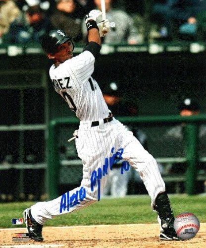 Autographed/Hand Signed 8x10 Photo Alexi Ramirez Chicago White Sox