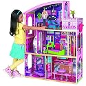 DOLLHOUSE GLITTER SUITE HUGE + 11 PIECES WOOD FURNITURE