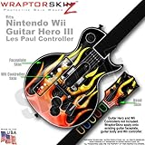 Metal Flames Skin by WraptorSkinz TM fits Nintendo Wii Guitar Hero III (3)  ....