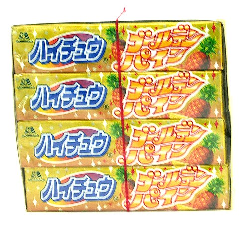 Morinaga Hi-Chu Pinapple Taffy Candy x 12 Packs by Morinaga