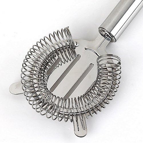 Stainless Steel Long Handle Cocktail Strainer Bartending Tools K0264-1
