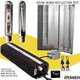 400 Watt Super HPS MH Grow Light System Digital Dimmable Hydroponic 400w hps mh grow light set kit. 400w ballast, Super High Pressure Sodium bulb, Metal Halide bulb, 19" Wing Reflector and pair of yoyo. Comparable to Hydrofarm and Sun Light Systems