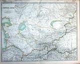 1914 GEOGRAPHY MAPS CENTRAL ASIA TURKESTAN RUSSIA