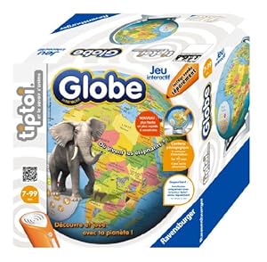 Ravensburger - 00561 - Jeu Éducatif - Globe Interactif Tiptoi