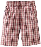 Wes and Willy Boys 8-20 Elastic Waist Small Plaid Short